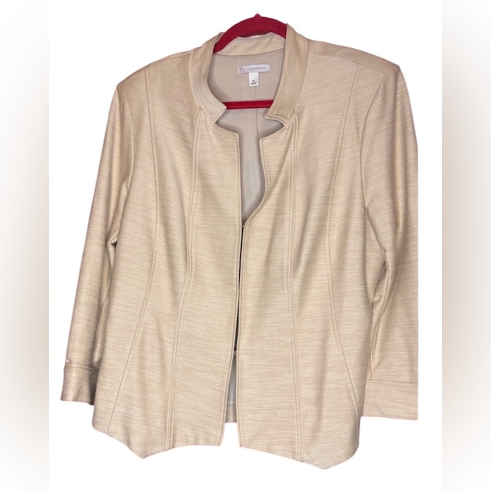 Christopher and‎ Banks Beige Women's Suit Jacket